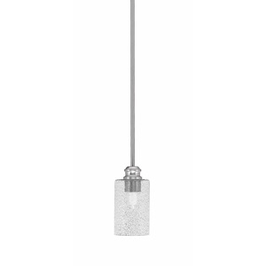 Edge - 1 Light Stem Hung Mini Pendant-7.25 Inche Tall and 4 Inches Wide