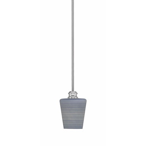 Edge - 1 Light Stem Hung Mini Pendant-8.25 Inche Tall and 6 Inches Wide