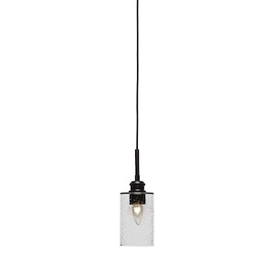 Edge - 1 Light Mini Pendant-10.75 Inches Tall and 3.75 Inches Wide