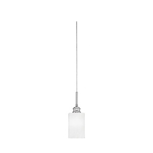 Edge - 1 Light Cord Mini Pendant-10.75 Inche Tall and 4 Inches Wide