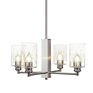 Edge - 4 Light Chandelier-11 Inches Tall and 21.75 Inches Wide - 731578