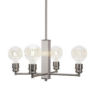 Edge - 16W 4 LED Chandelier-13 Inches Tall and 14 Inches Wide - 731579