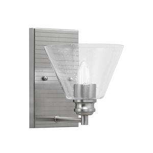 Edge - 1 Light Wall Sconce-9 Inches Tall and 7 Inches Wide - 1316142