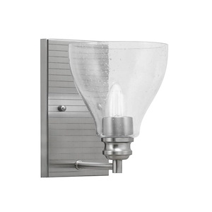 Edge - 1 Light Wall Sconce-9 Inches Tall and 6.25 Inches Wide