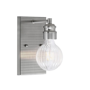 Edge -  1 LED Wall Sconce-9 Inches Tall and 4.75 Inches Wide