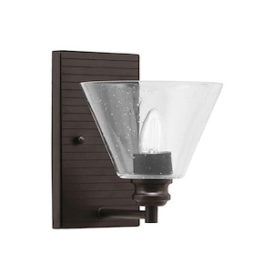 Edge - 1 Light Wall Sconce-9 Inches Tall and 7 Inches Wide - 1316145