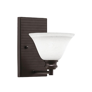 Edge - 1 Light Wall Sconce-9 Inches Tall and 7 Inches Wide