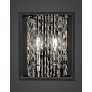 Cadina - 2 Light Wall Sconce-10.5 Inches Tall and 8.75 Inches Wide - 1218898