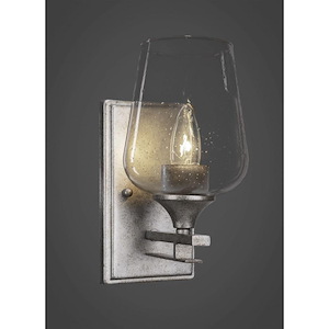 Uptowne - 1 Light Wall Sconce-10.25 Inches Tall and 5 Inches Wide