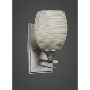 Uptowne-One Light Wall Sconce-5 Inches Wide by 10.75 Inches High