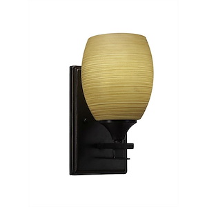 Uptowne - 1 Light Wall Sconce-9.5 Inches Tall and 5 Inches Wide