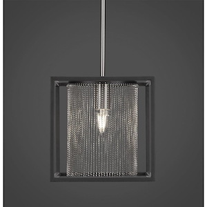 Cadina - 1 Light Mini Pendant-9 Inches Tall and 9 Inches Wide
