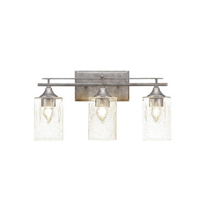 Uptowne - 3 Light Bath Bar-9.75 Inches Tall and Inches Wide