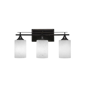 Uptowne - 3 Light Bath Bar-9 Inches Tall and Inches Wide