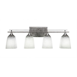 Uptowne - 4 Light Bath Bar-9 Inches Tall and Inches Wide
