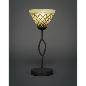 Revo - 1 Light Mini Table Lamp-15 Inches Tall and 7 Inches Wide