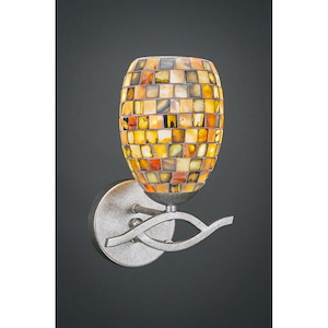 Revo - 1 Light Wall Sconce-11 Inches Tall and 6.75 Inches Wide