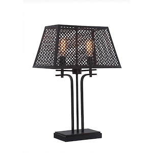 Corbello - 14W 2 LED Table Lamp-23.25 Inches Tall and 16 Inches Wide