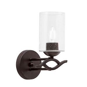 Revo - 1 Light Wall Sconce-9.75 Inches Tall and 4 Inches Wide