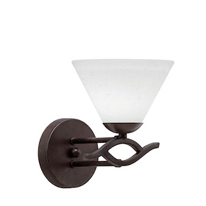 Revo - 1 Light Wall Sconce-8.25 Inches Tall and 7 Inches Wide