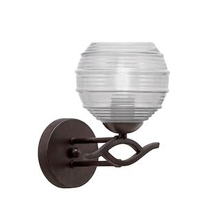Revo - 1 Light Wall Sconce-9 Inches Tall and 6 Inches Wide