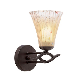 Revo-One Light Wall Sconce-6.75 Inches Wide by 10.25 Inches High