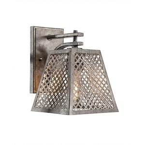 Corbello - 7W 1 LED Wall Sconce-9.5 Inches Tall and 7.25 Inches Wide