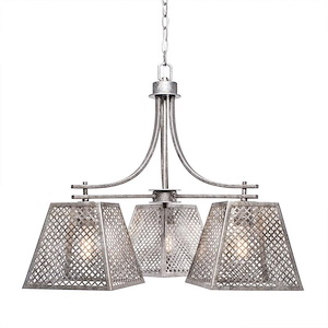 Corbello - 21W 3 LED Chandelier-23.5 Inches Tall and 26.75 Inches Wide