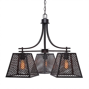 Corbello - 7W 1 LED Chandelier-23.5 Inches Tall and 26.75 Inches Wide