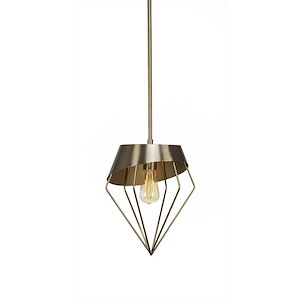 Neo - 7W 1 LED Stem Pendant With Hang Straight Swivel-12.5 Inches Tall and 9.75 Inches Wide - 696788