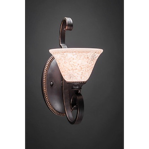 Elegante - 1 Light Wall Sconce-14.5 Inches Tall and 10.25 Inches Wide - 1150361