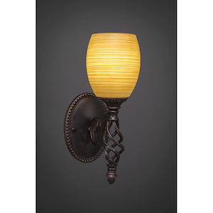 Elegante - 1 Light Wall Sconce-13.5 Inches Tall and 5 Inches Wide - 1153853