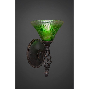 Elegante - 1 Light Wall Sconce-12.5 Inches Tall and 7 Inches Wide