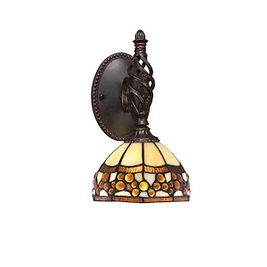 Elegante - 1 Light Wall Sconce-11.75 Inches Tall and 7 Inches Wide