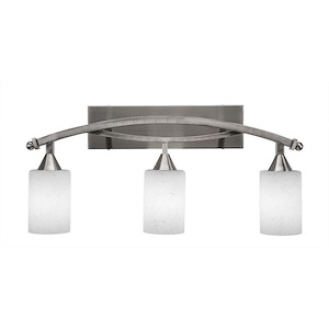 Bow - 3 Light Bath Bar-12.25 Inches Tall and Inches Wide - 696983