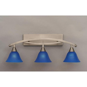 Bow - 3 Light Bath Bar-10.75 Inches Tall and 9.5 Inches Wide
