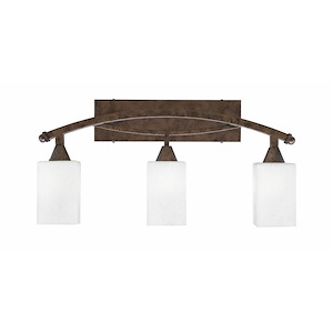 Bow - 3 Light Bath Bar-13 Inches Tall and 26 Inches Length