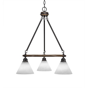 Blacksmith - 3 Light Chandelier-26.5 Inches Tall and 21.75 Inches Wide - 697184