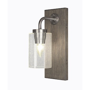 Oxbridge - 1 Light Wall Sconce-12 Inches Tall and 5.25 Inches Wide Cylinder