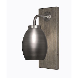 Oxbridge - 1 Light Wall Sconce-12 Inches Tall and 5 Inches Wide