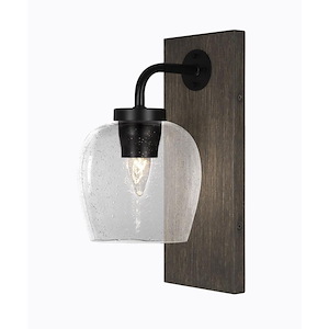 Oxbridge - 1 Light Wall Sconce-12 Inches Tall and 6 Inches Wide - 1270444