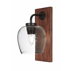 Oxbridge - 1 Light Wall Sconce-12 Inches Tall and 6 Inches Wide