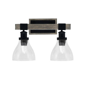 Tacoma - 2 Light Bath Bar-11.25 Inches Tall and 16.5 Inches Length
