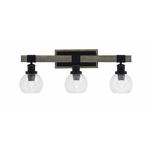 Tacoma - 3 Light Bath Bar-10.25 Inches Tall and 26.25 Inches Length
