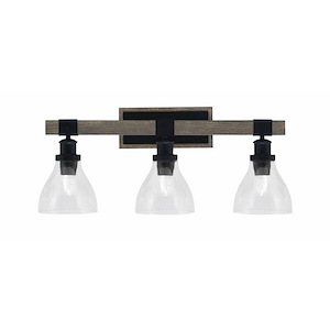 Tacoma - 3 Light Bath Bar-11.25 Inches Tall and 26.75 Inches Length