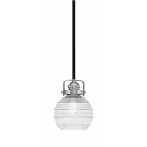 Easton - 1 Light Mini Pendant-7.5 Inches Tall and 6 Inches Wide