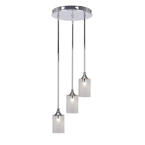 Empire - 3 Light Light Cluster Pendalier-11.5 Inches Tall and 14.25 Inches Wide