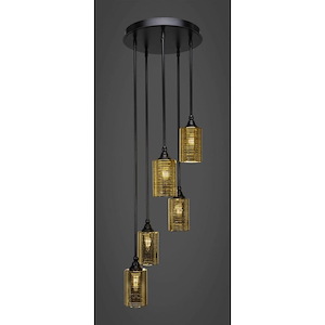 Empire - 5 Light Cluster Pendalier-11.75 Inches Tall and 14.25 Inches Wide - 871618