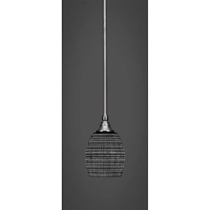 Stem - 1 Light Stem Mini Pendant With Hang Straight Swivel-7.75 Inches Tall and 5 Inches Wide - 1218838