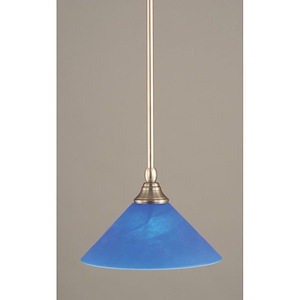 Any - 1 Light Stem Mini Pendant With Hang Straight Swivel-6.5 Inches Tall and 10 Inches Wide